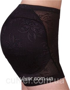 Шорты с высокой посадкой для увеличения бедер и ягодиц 13004 Черные 42 2