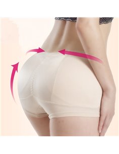 Шорты со средней посадкой для увеличения  бедер и  ягодиц   13007 Бежевые 42 2