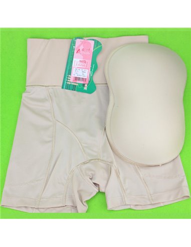 Корректирующие шорты для увеличения бедер и ягодиц с высоким поясом 13011 Бежевые 44