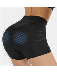 Шорты  для увеличения бедер и ягодиц с высоким поясом  13012 Черные 44