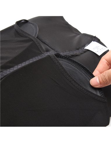 Шорты  для увеличения бедер и ягодиц с высоким поясом  13012 Черные 44