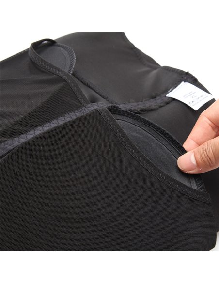 Шорты  для увеличения бедер и ягодиц с высоким поясом  13012 Черные 44