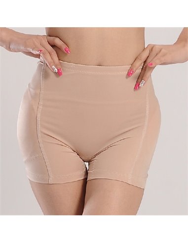 Шорты с вставными накладками для коррекции бедер и ягодиц 13013 Бежевые 42