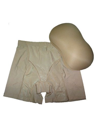 Шорты с вставными накладками для коррекции бедер и ягодиц 13013 Бежевые 42