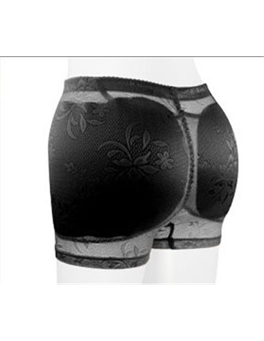 Шорты короткие для увеличения ягодиц и бедер 13016 Черные 42