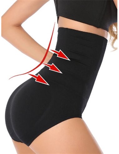 Трусы корректирующие высокие сильная утяжка 14008 Черные 44