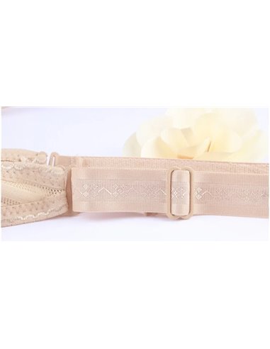 Боди бесшовный больших размеров  14013 Бежевый 46