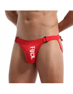 Красные джоки с надписью Fuck G157