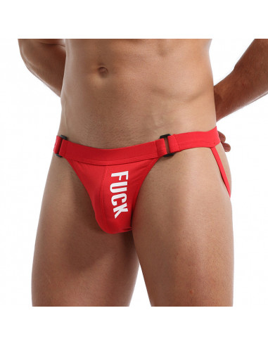 Красные джоки с надписью Fuck G157