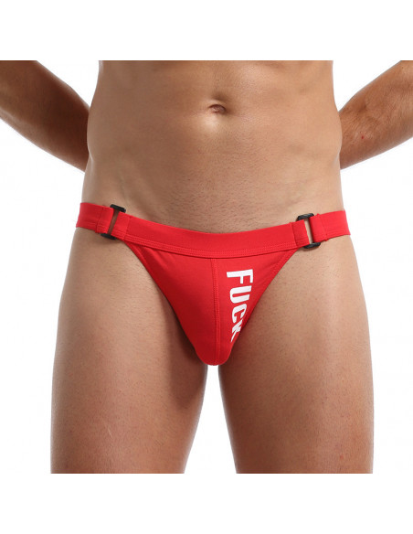 Красные джоки с надписью Fuck G157