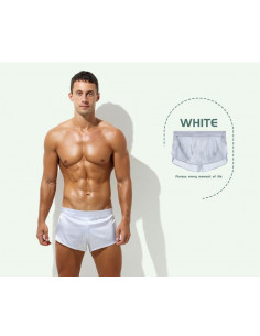 Короткие шорты под шёлк White G178