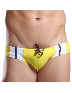 Плавки мужские Desmiit Sun Yellow/White лот 111