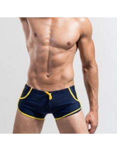 Пляжные мужские плавки Desmiit Navy\Yellow лот 61 2