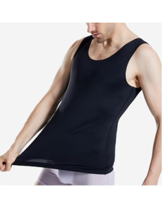 Утягивающая футболка бесшовная Black 7024