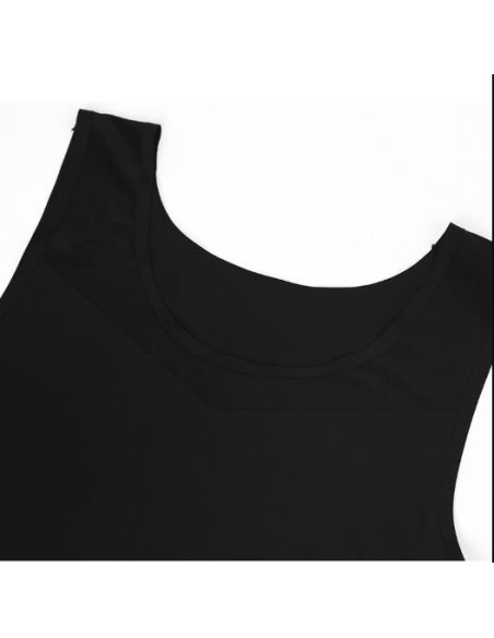 Утягивающая майка бесшовная Black 7024