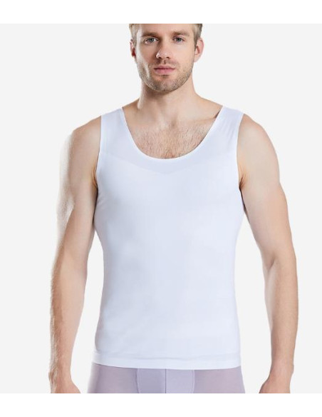 Утягивающая майка бесшовная Black 7025