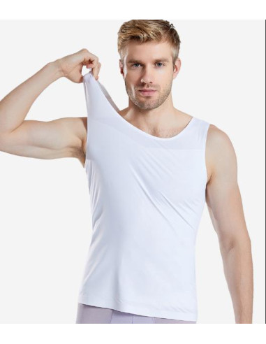 Утягивающая майка бесшовная Black 7025