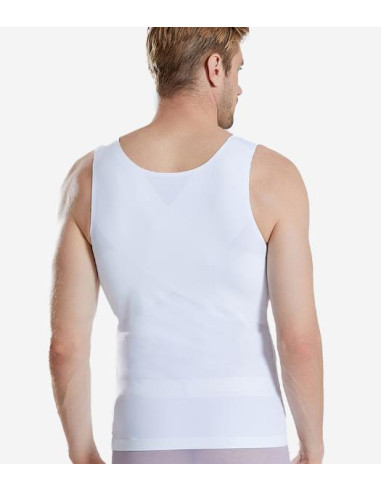 Утягивающая майка бесшовная Black 7025