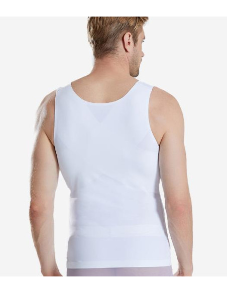 Утягивающая майка бесшовная Black 7025