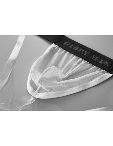 Трусы-джоки с прозрачными резинками GT45