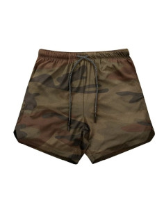 Быстросохнущие мужские шорты для бега 2 в 1 3390