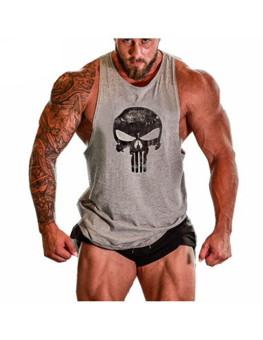 Спортивная майка  с черепом Skull...