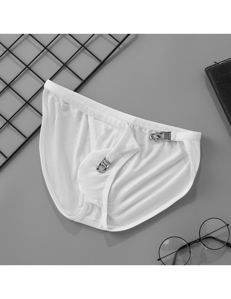 Стильное бельё с серебристой застёжкой GT88