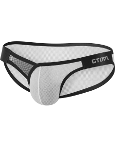 Мужские слипы из прозрачной сетки GT92