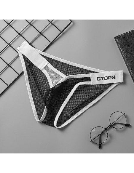 Мужское бельё из прозрачной сетки GT93
