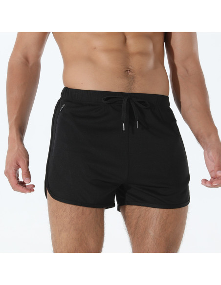 мужские спортивные шорты вид сбоку боковые разрезы