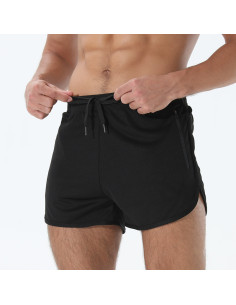 короткие шорты для кроссфита с поясом на шнурке 2