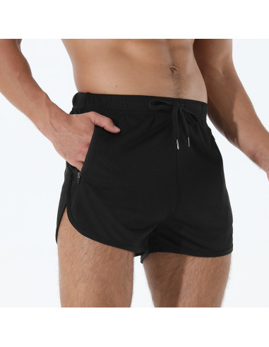 короткие шорты для кроссфита с поясом на шнурке