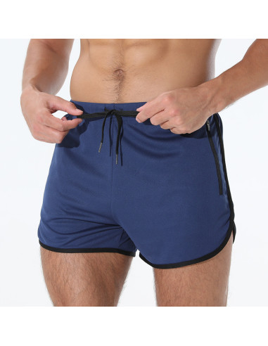 темно-синие спортивные шорты мужские быстросохнущие