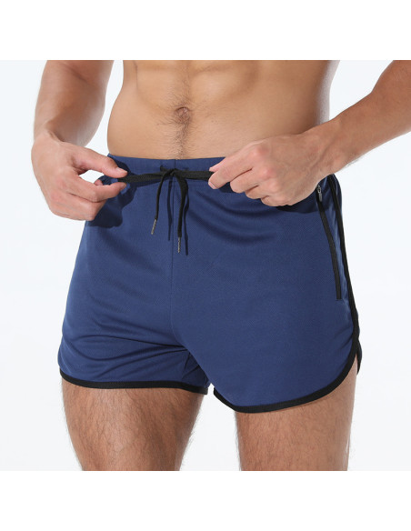 темно-синие спортивные шорты мужские быстросохнущие