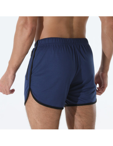 короткие тренировочные шорты мужские вид сзади