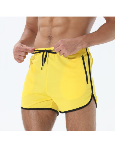 короткі спортивні шорти чоловічі з боковими розрізами