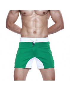 Шорты для фитнеса мужские Seobean Fitness Green лот 280