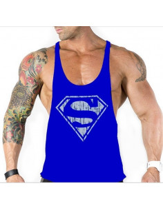 Модная майка Superman Blue лот 392