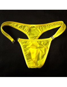 Стринги мужские Tiku Yellow с застёжками лот 596