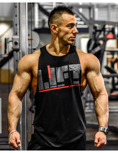 Модные мужские майки LIFT Black лот 4005