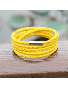 Стильный желтый браслет CoolMan Yellow BR008