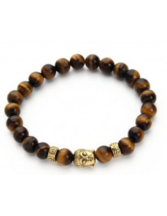 Мужской браслет из камня Tiger Eye BR014