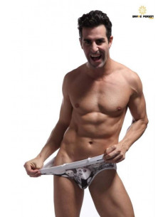 Пляжные плавки с черепами Brave Person Skull Black лот 145 2