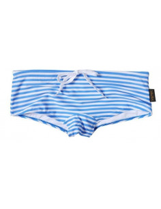 Полосатые плавки в морском...