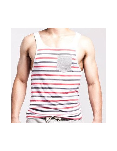 Майка для бодибилдинга Seobean Gray 368