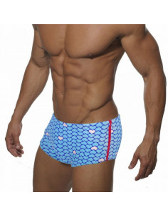 Мужские плавки с сердцами Vajra Love Blue лот 2239