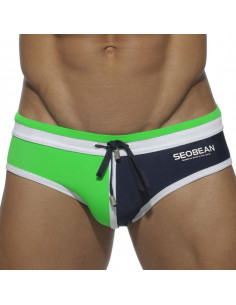 Стильные плавки зелёные Seobean New Brief Green лот 2247