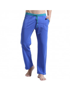 Штаны спортивные лёгкие WangJiang Blue лот 1036