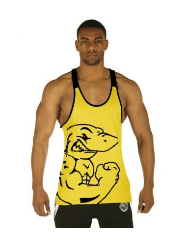 Майка мужская для спорта Gymshark Logo Red лот 4025