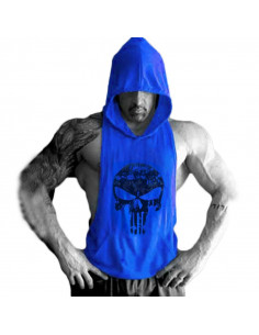 Майка с капюшоном Skull Blue лот 4028